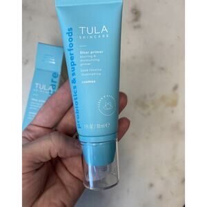 TULA Skin Filter Primer Moisturizing Lotion 1 FL OZ Cosmos For Deep Skin Tones